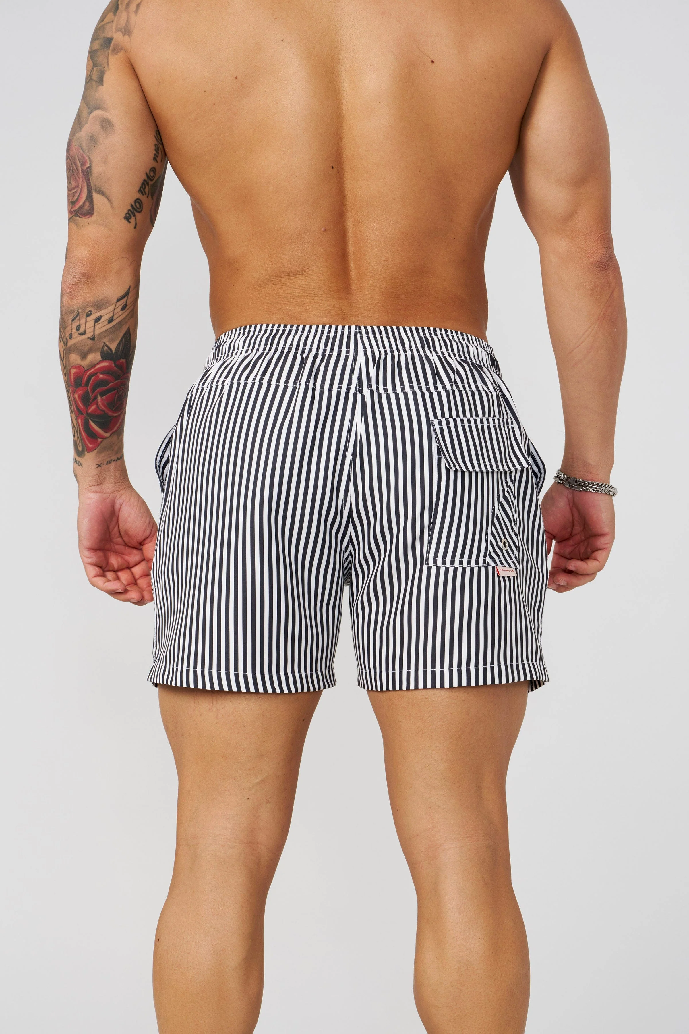 1056 - Striped Swim Shorts - Image 6