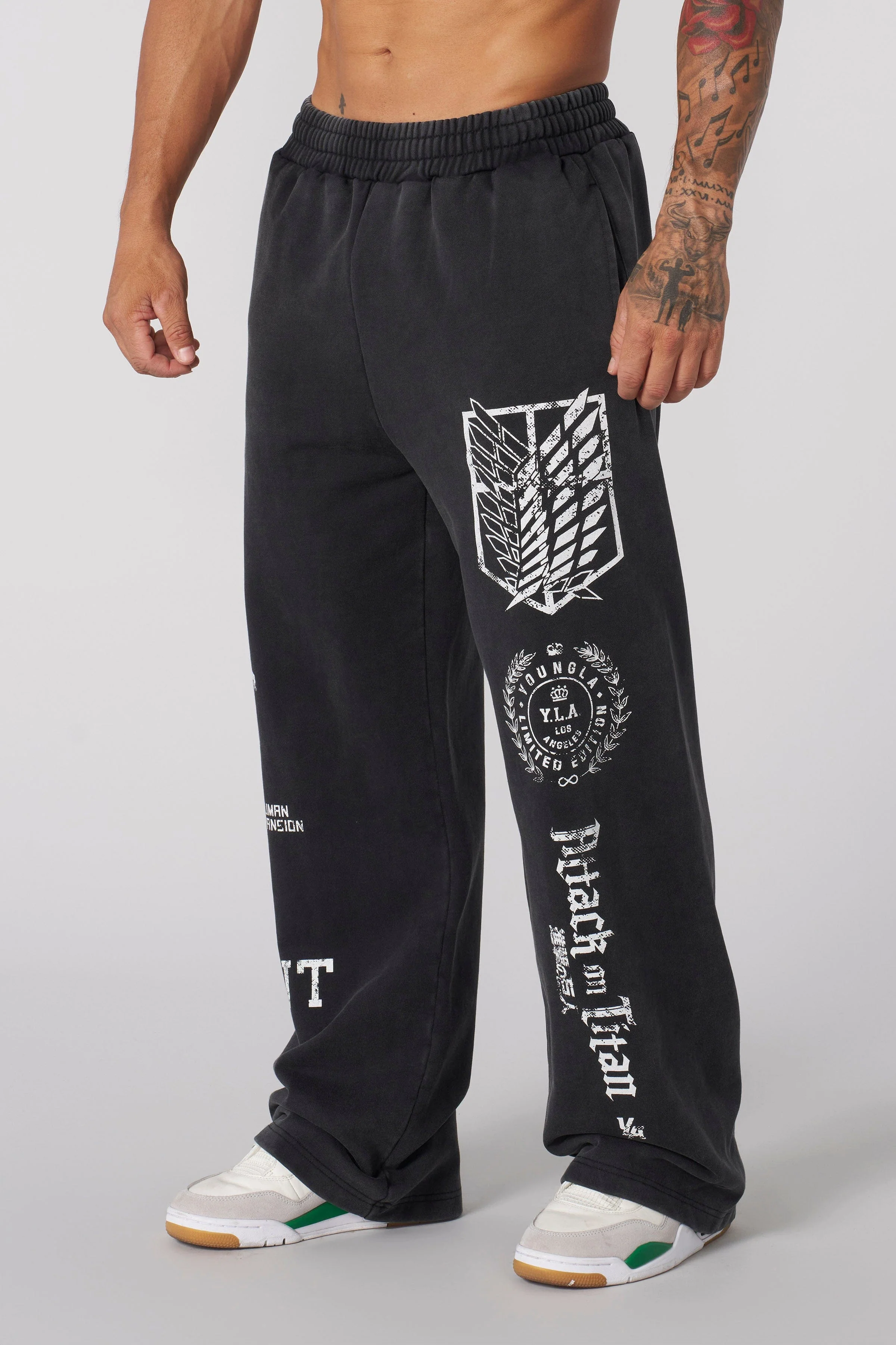 2128 - AOT©  x YLA Baggy Joggers - Image 8