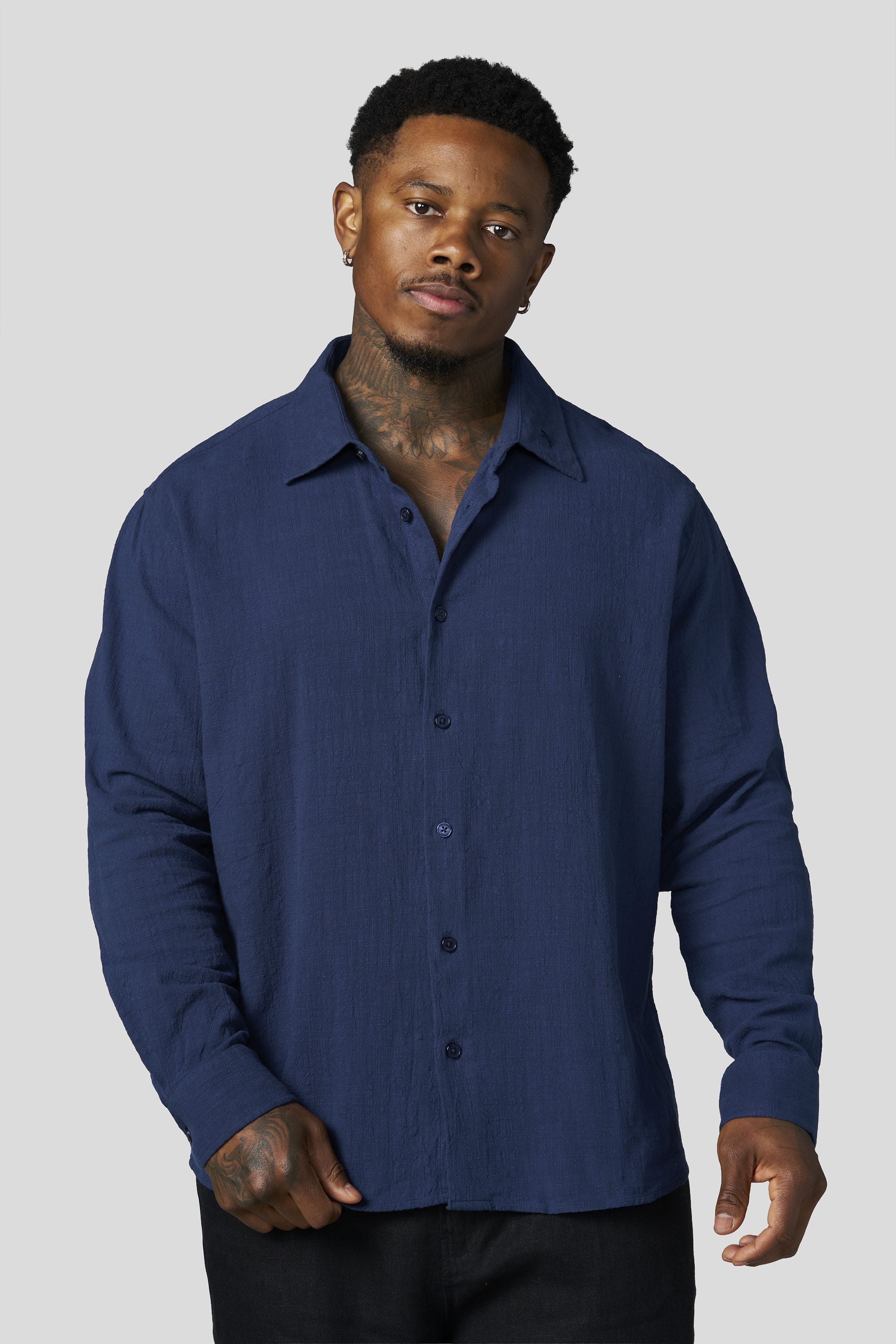 8095 - Cotton Linen Button-Ups - Image 10