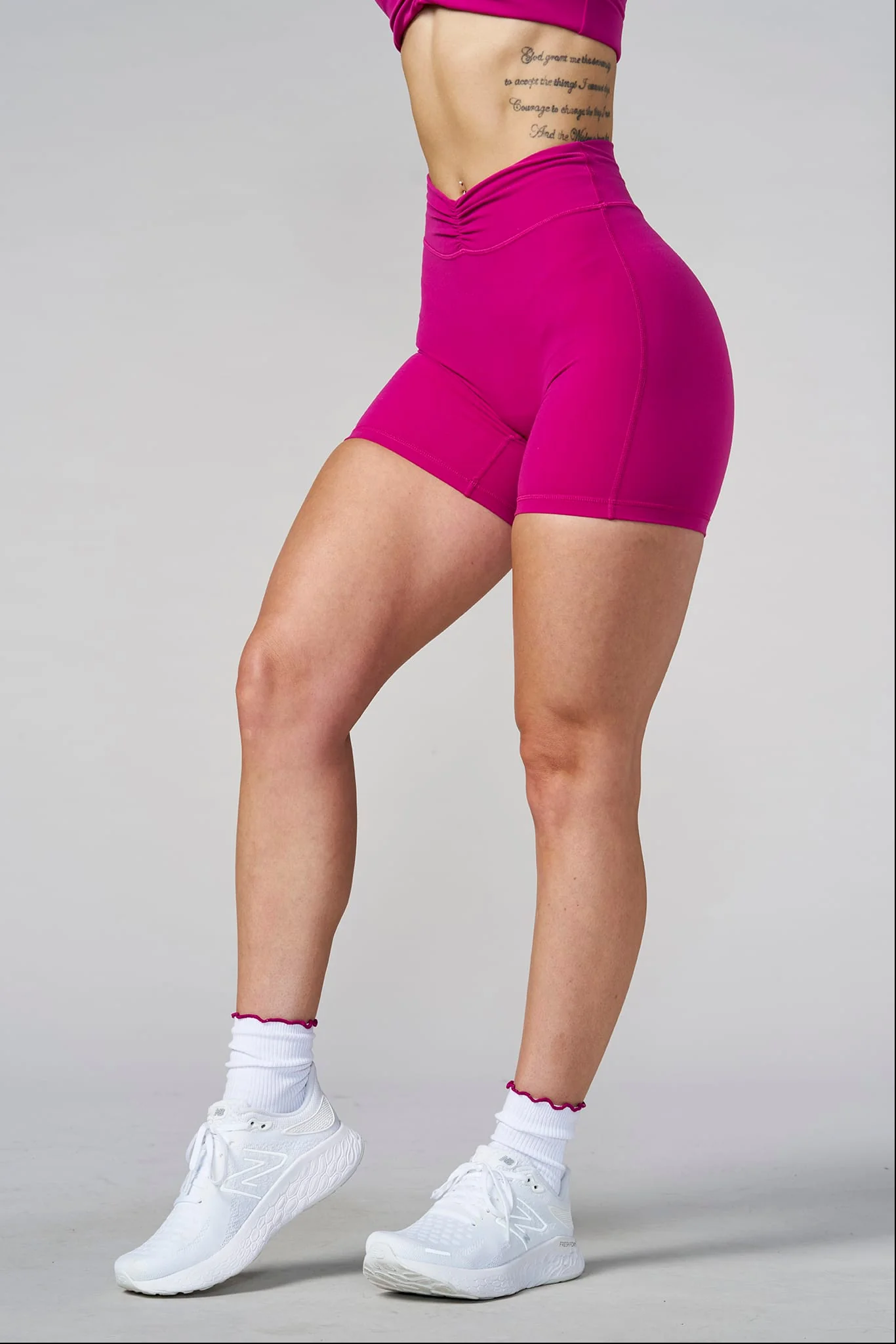 W1161 Buttersoft Scrunch Band Short - June 23