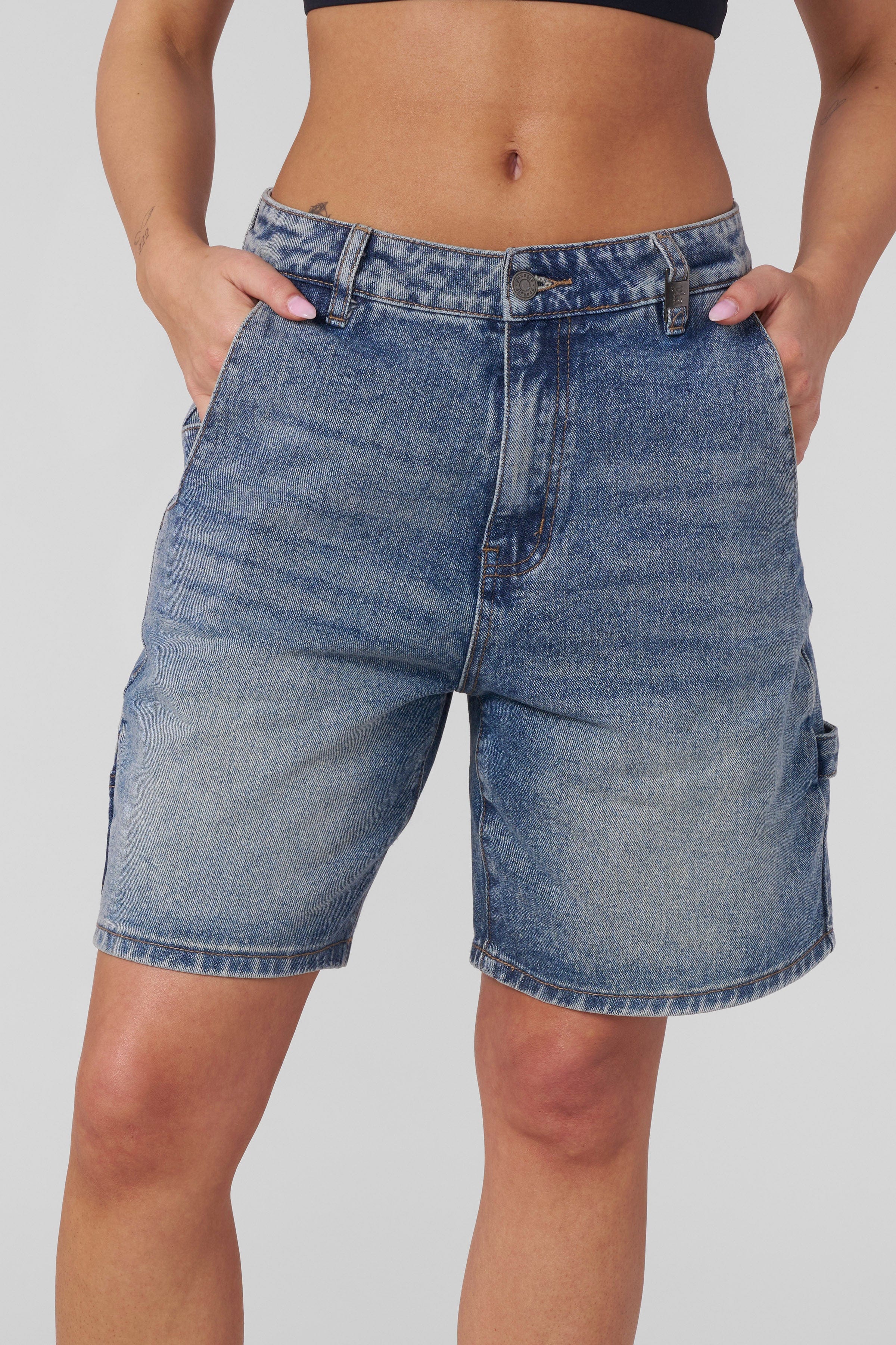 W167 Carpenter Denim Shorts - Image 2