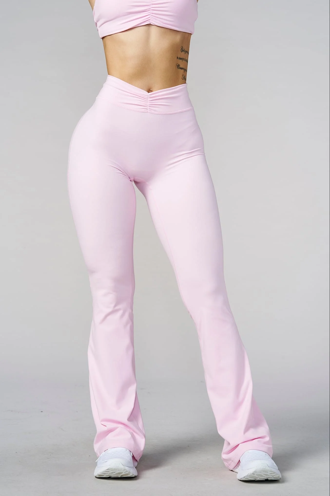 W2279 Buttersoft Scrunch Band Flare Legging (short) - June 23 - Image 5