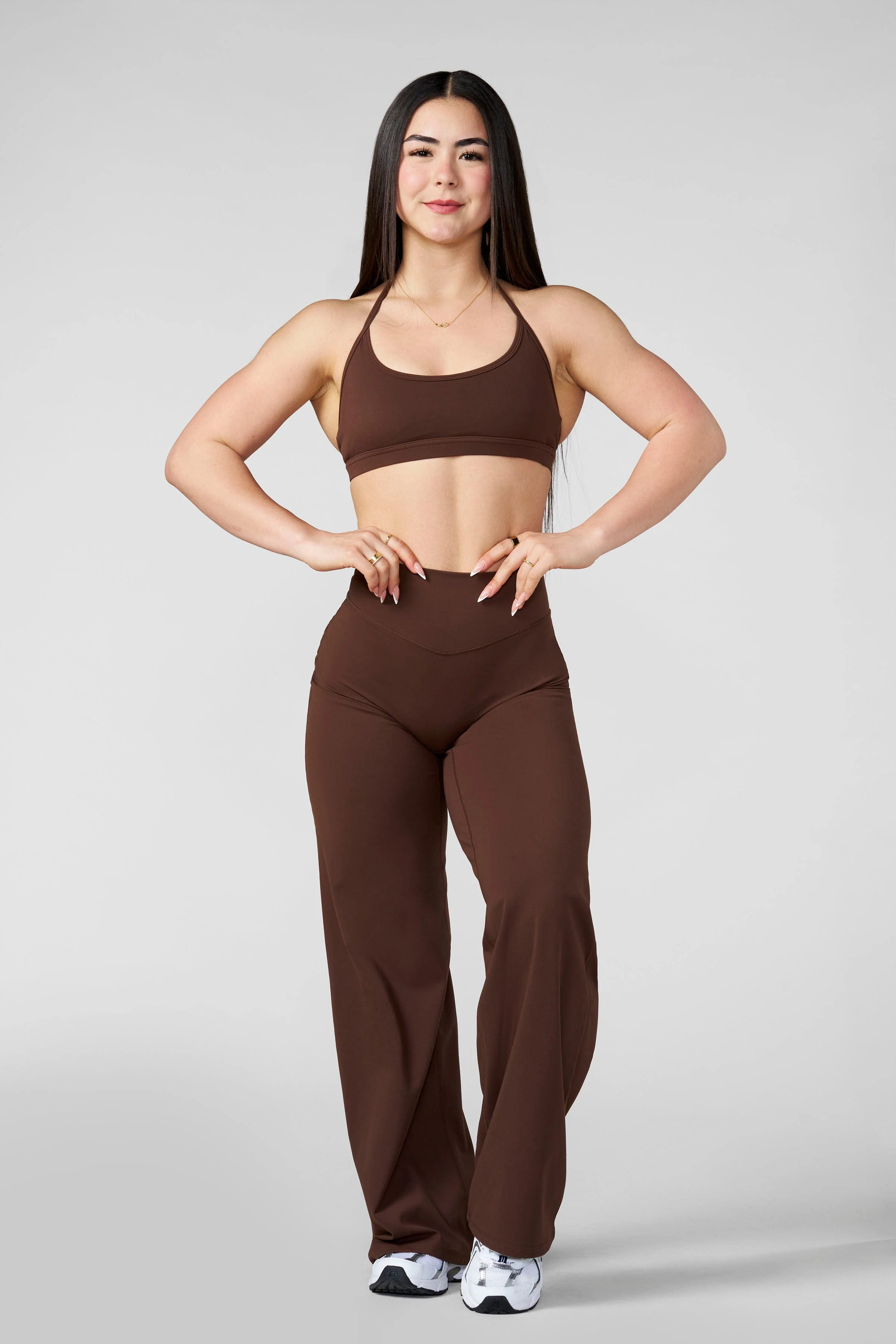 W2289 - Kove Wide Leg Flare Leggings (Short) - Image 10