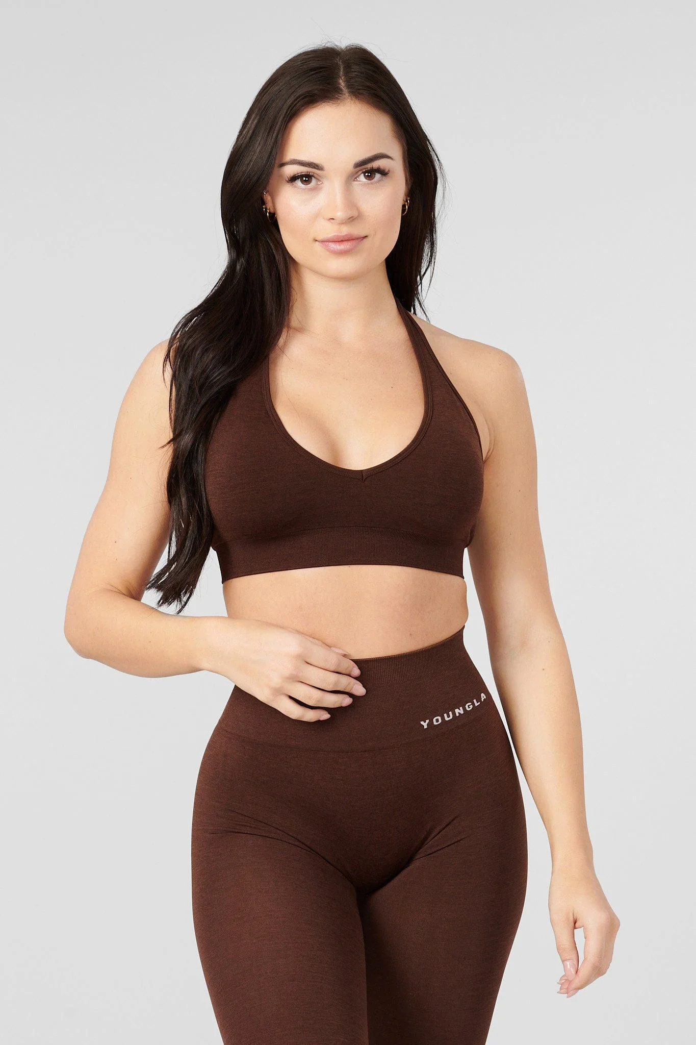 W328 - Core Seamless Halter sports bra - Image 9
