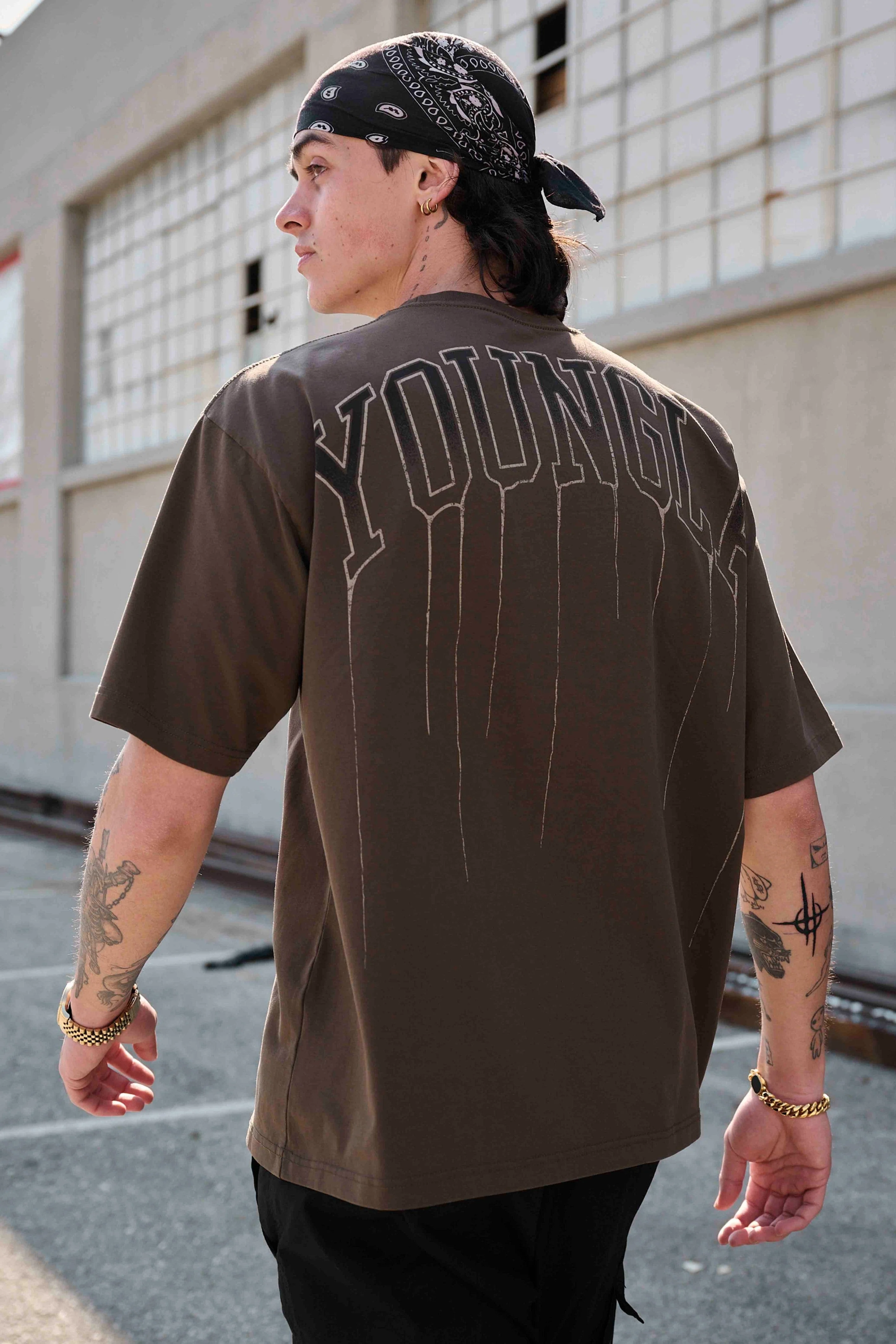 W428 - Drip Oversized Tee - Image 7