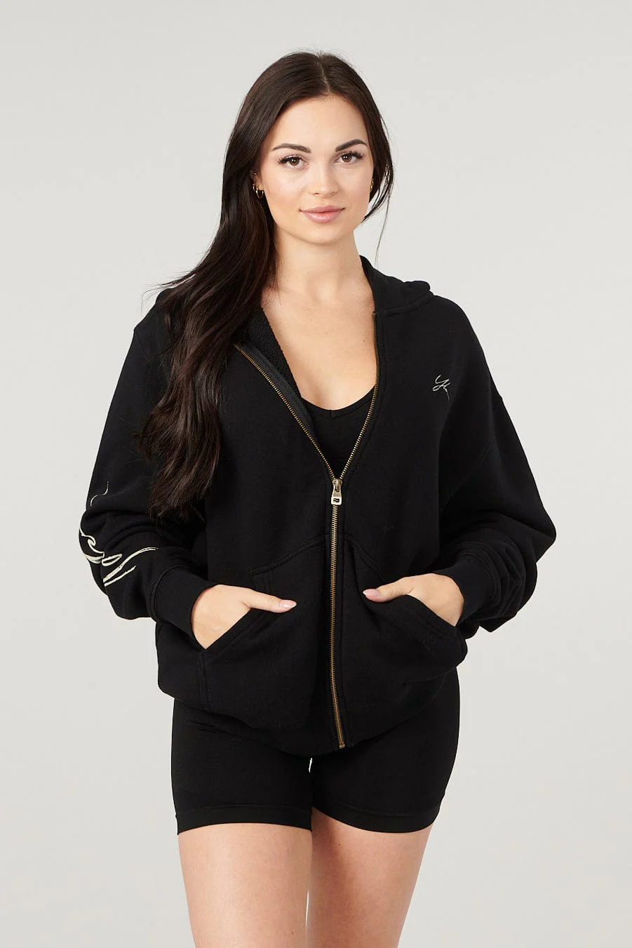 W519 - Emblem zip up hoodie - Image 10
